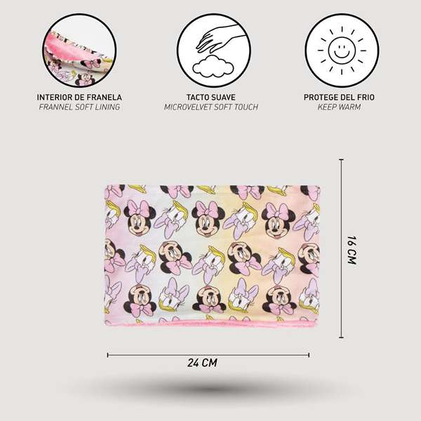 Cerdá Braga de Cuello Minnie Mouse Talla S/2 Años Infantil Multicolor