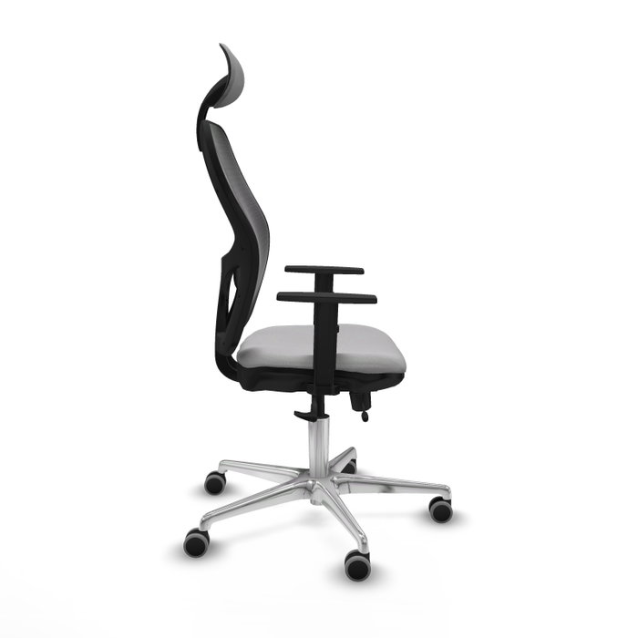 PIQUERAS Y CRESPO Silla de oficina Jorquera con mecanismo Sincro/Traslack, Gris claro y Negro PIQUERAS Y CRESPO Silla de oficina Jorquera con mecanismo Sincro/Traslack, Gris claro y Negro