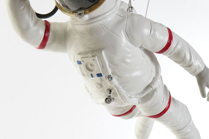 DKD Home Decor Lámpara Techo Astronaut Negro Blanco 14.5 x 20 x 46 cm (2 Unidades)