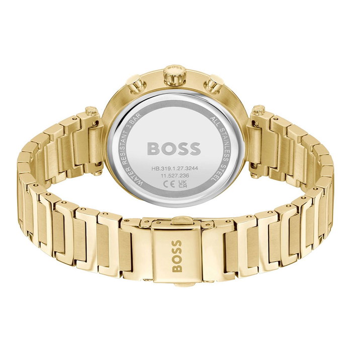 Boss 1502775 Reloj Analógico Dorado con Esfera Gris