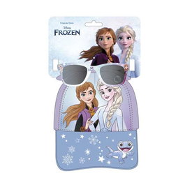 Cerdá Gorra y Gafas de Sol Infantiles Frozen LILAC Talla 53 cm para Niños de 2 a 8 Años