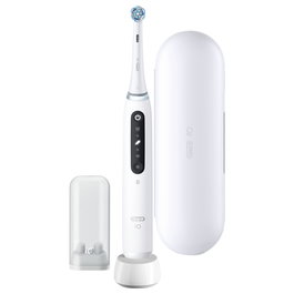 Oral-B iO Series 5 Cepillo Dental Oscilante Blanco con 5 Modos de Cepillado y Sensor de Presión, Recargable