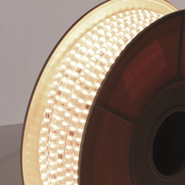 Bobina Tira LED Autorectificada 220VAC IP65 SMD2835 1500 Lm/M 6000K Regulable 50M 40.000H