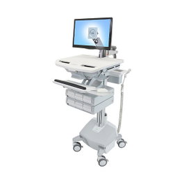 Ergotron StyleView Carro multimedia con brazo LCD y 6 cajones