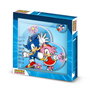 Karactermania Sonic Diario Corazón con Llave y Bolígrafo Azul