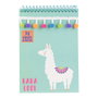 Home Deco Factory Libreta DinA5 Llama con Pompones
