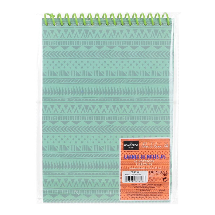 Home Deco Factory Libreta DinA5 Llama con Pompones