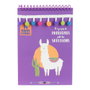 Home Deco Factory Libreta DinA5 Llama con Pompones