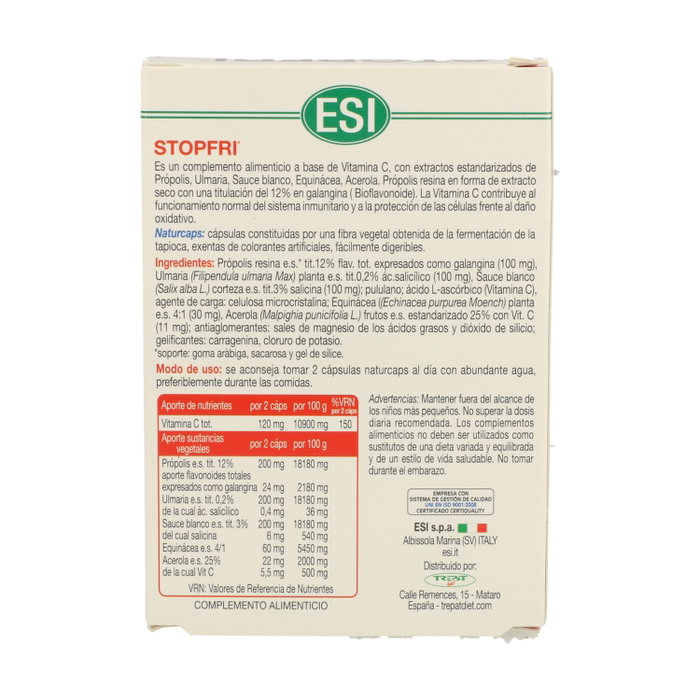 Esi Stopfri 30 cápsulas Esi Stopfri 30 cápsulas