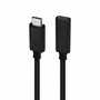 Nanocable Cable Prolongador USB-C 3.2 Gen2x2 20Gbps 100W 2m Negro