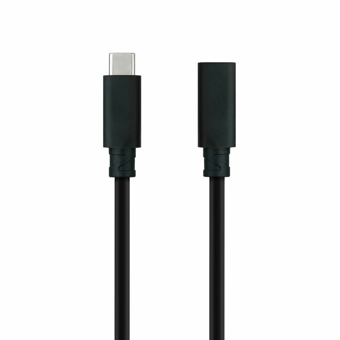 Nanocable Cable Prolongador USB-C 3.2 Gen2x2 20Gbps 100W 2m Negro Nanocable Cable Prolongador USB-C 3.2 Gen2x2 20Gbps 100W 2m Negro