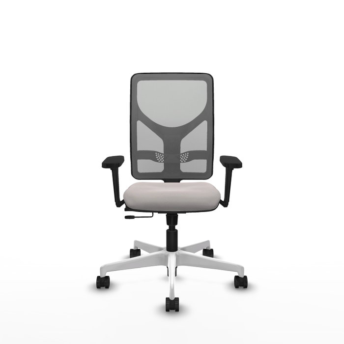 PIQUERAS Y CRESPO Silla de oficina Motilla con mecanismo Sincro/Traslack, Blanco y Gris PIQUERAS Y CRESPO Silla de oficina Motilla con mecanismo Sincro/Traslack, Blanco y Gris
