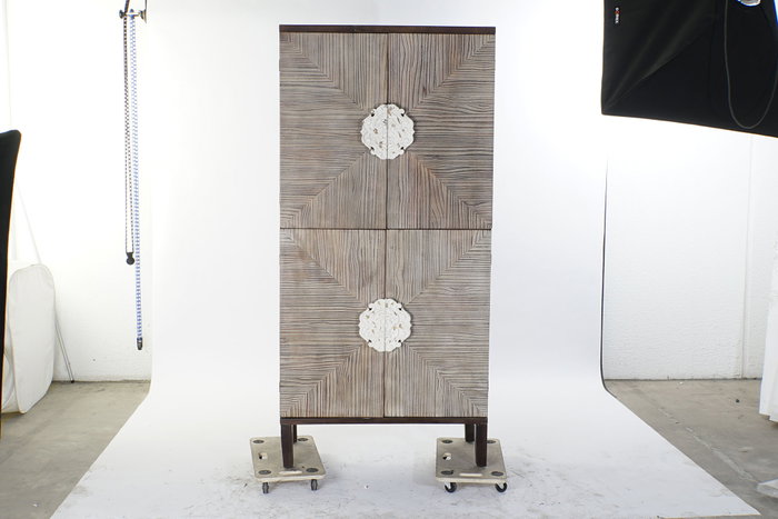 DKD Home Decor Armario Árabe 41 x 181 x 86 cm Marrón Claro / Marrón Oscuro DKD Home Decor Armario Árabe 41 x 181 x 86 cm Marrón Claro / Marrón Oscuro