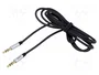 Baseus Yiven cable miniJack 3,5mm AUX 1,5m negro y plata