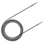 Baseus Yiven cable miniJack 3,5mm AUX 1,5m negro y plata
