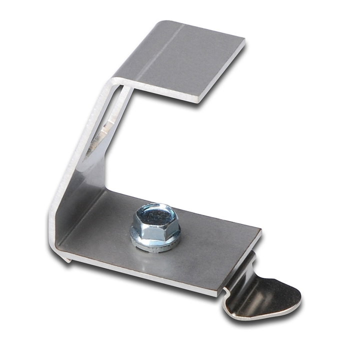 Digitus AN-25184 - Hutschienenadapter para 1 módulo Keystone, metal, color plata