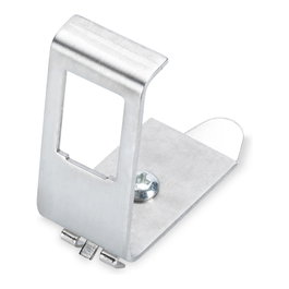 Digitus AN-25184 - Hutschienenadapter para 1 módulo Keystone, metal, color plata