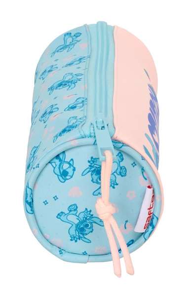 Safta Portatodo Redondo Stitch "Ohana" 20x7x7cm