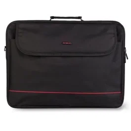 Monray Maletín Passenger Plus para Portátiles hasta 18" Negro con Cinta para Trolley