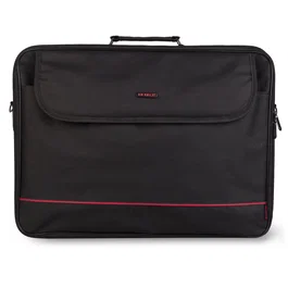 NGS Maletín Nylon Passenger Plus 45,7 cm (18") para Portátil, Negro con Cinta para Trolley y Compartimentos
