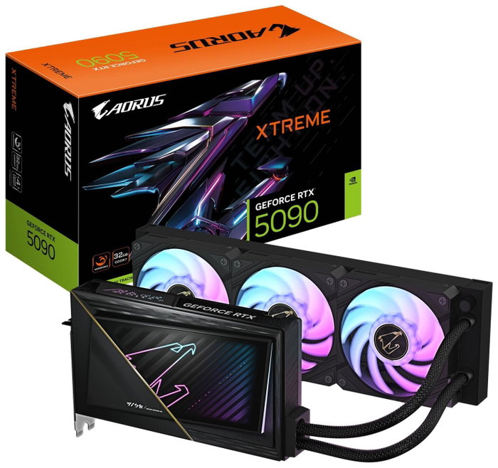 Gigabyte AORUS GeForce RTX 5090 XTREME WATERFORCE 32G GDDR7