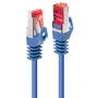 Lindy 47351 Cable de Red Cat6 S/FTP (S-STP) 0.30 m, RJ-45 Macho a RJ-45 Macho, Blindado, Azul