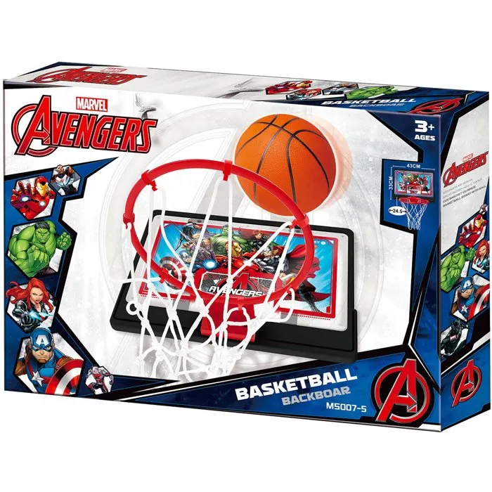 Marvel MAR3496272996412 Aro de Baloncesto Temática Vengadores para Montaje en Pared