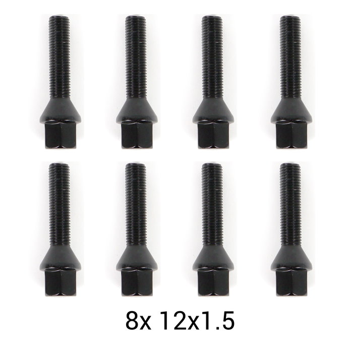 Omp Separadores Doble Centraje OMPS08142001 Ancho 20mm PCD 4x100 CB 60.1mm Tornillo M12x1.5 Conico Aluminio Forjado Negro