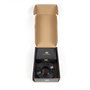 Omp Separadores Doble Centraje OMPS08142001 Ancho 20mm PCD 4x100 CB 60.1mm Tornillo M12x1.5 Conico Aluminio Forjado Negro