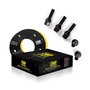 Omp Separadores Doble Centraje OMPS08142001 Ancho 20mm PCD 4x100 CB 60.1mm Tornillo M12x1.5 Conico Aluminio Forjado Negro