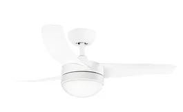 Orbegozo CP 128105 - Ventilador de Techo con Luz LED Blanco, 105 cm de Diámetro, 6 Velocidades, Motor DC Silencioso de 40W, Mando a Distancia, Temporizador y Ajuste de Altura