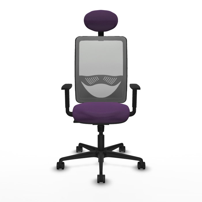 PIQUERAS Y CRESPO Silla de oficina Zulema con mecanismo Sincro, Morada y Gris PIQUERAS Y CRESPO Silla de oficina Zulema con mecanismo Sincro, Morada y Gris