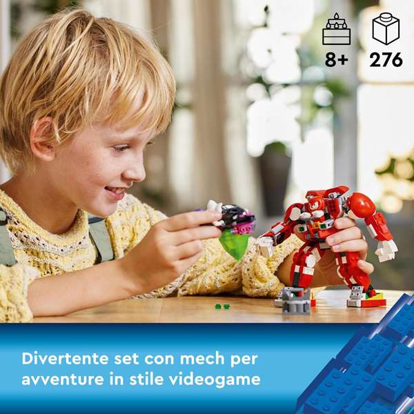 Lego Robot Guardián de Knuckles 76996 Lego Sonic the Hedgehog para Niños +8 Años Lego Robot Guardián de Knuckles 76996 Lego Sonic the Hedgehog para Niños +8 Años