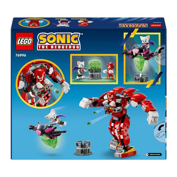 Lego Robot Guardián de Knuckles 76996 Lego Sonic the Hedgehog para Niños +8 Años Lego Robot Guardián de Knuckles 76996 Lego Sonic the Hedgehog para Niños +8 Años