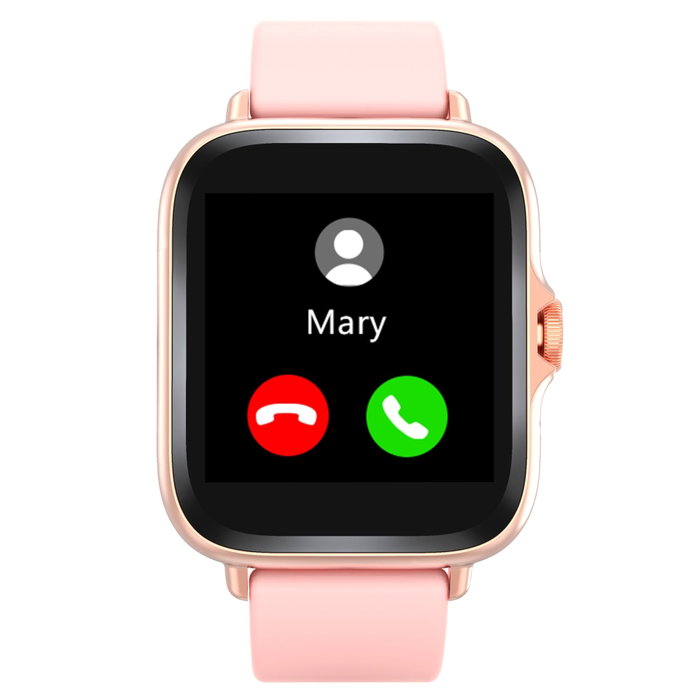 Denver SWC-156ROMK2 Smartwatch con pantalla táctil de 1.44 pulgadas Oro rosa