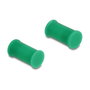 DeLOCK Cubierta antipolvo DL4 de silicona, Verde, Set de 10 unidades