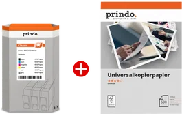 Prindo Classic Value Pack Negro, Cian, Magenta, Amarillo, Rojo, Gris y Blanco