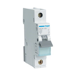 Hager MCN120 Interruptor magnetotérmico 1 polo 6kA C-20A 1M