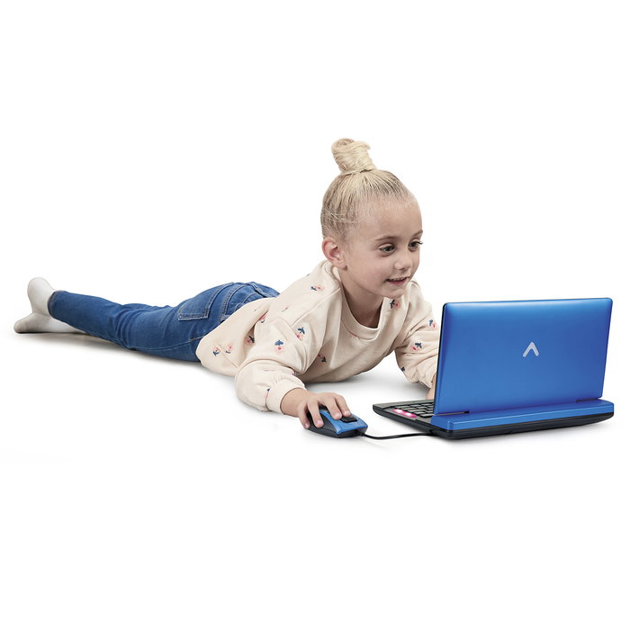 V-Tech Genio Xl Bilingüe 80-581247, Portátil con 160+ Actividades en Español e Inglés, Teclado QWERTY, +5 años