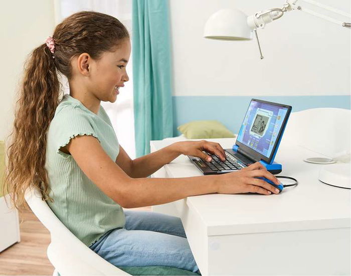 V-Tech Genio XL Bilingüe 80-581247 Portátil con 160+ Actividades en Español e Inglés para Niños +5 Años