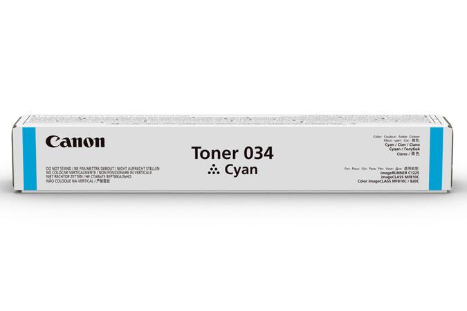 Canon Cartucho de Tóner 034C Cian 9453B001