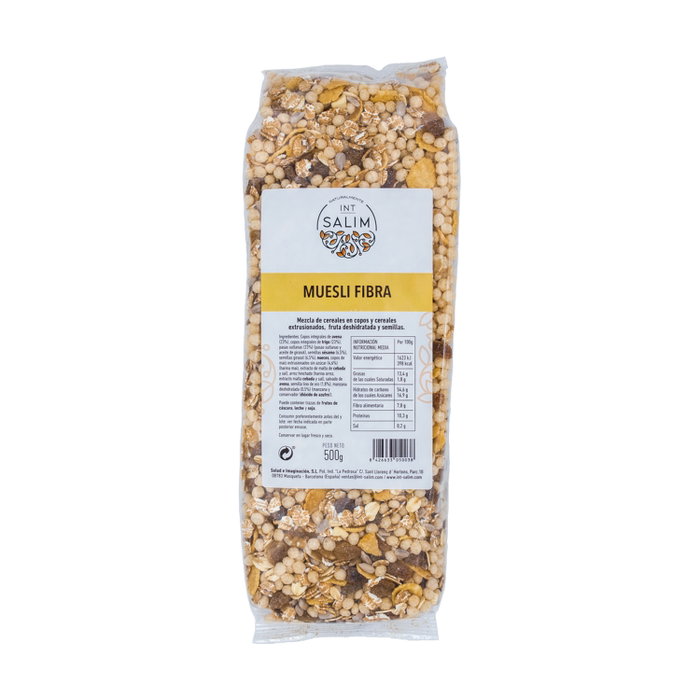 INT SALIM Muesli Fibra Sin Azúcar 500g