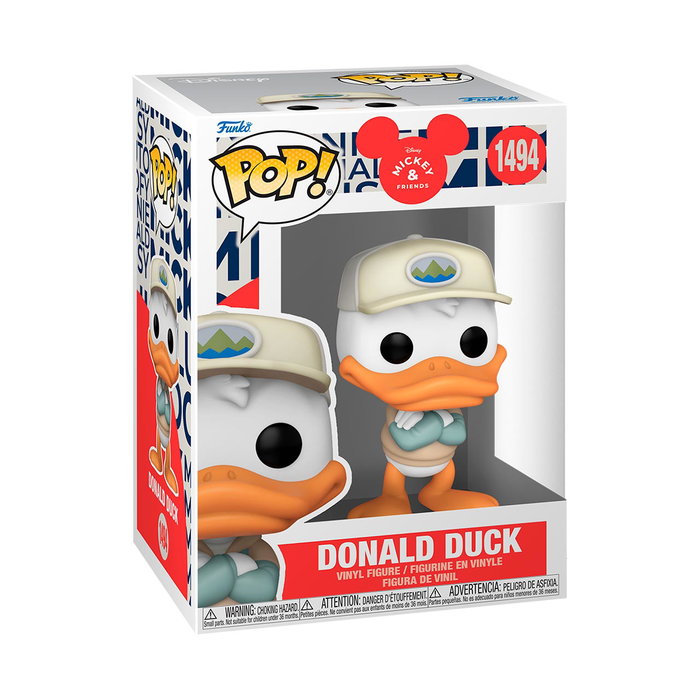 Funko Pop! Figure Disney - Pato Donald en atuendo 'En la vida real' 82688 - Mickey y Amigos - Colección Excelentes Ocho