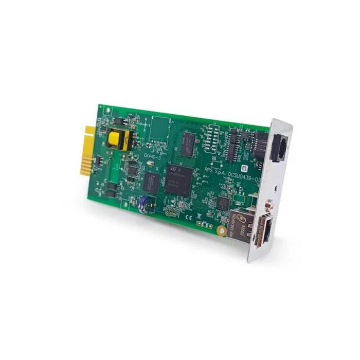 Riello - Tarjeta de Red NetMan 208 para SAI, Slot-in LAN 10/100/1000 Mb, TCP/IP, SNMP, Compatible con VMware y PowerShield3