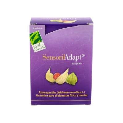 Cien Por Cien Natural Sensoril Adapt. 60 Cápsulas Ashwagandha Cien Por Cien Natural Sensoril Adapt. 60 Cápsulas Ashwagandha
