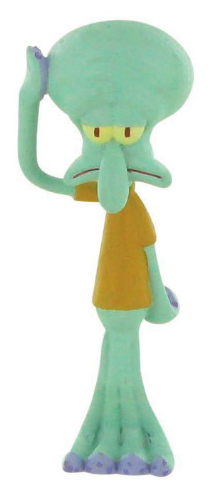 Bob Esponja Minifigura Calamardo 7 cm Bob Esponja Minifigura Calamardo 7 cm