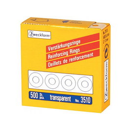 AVERY Zweckform Refuerzos de Agujeros Transparentes, 500 unidades