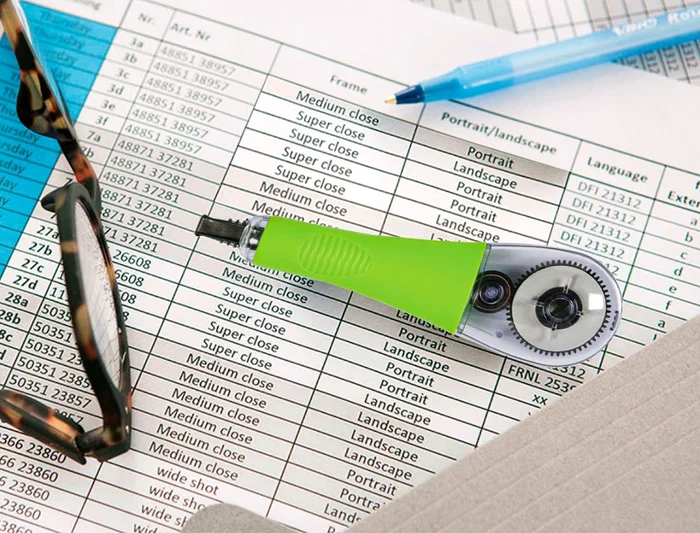 Q-connect Corrector de Cinta Premium 4.2 mm x 10 m, Cinta Correctora de 10 Metros, Aplicación Instantánea, Empuñadura Antideslizante