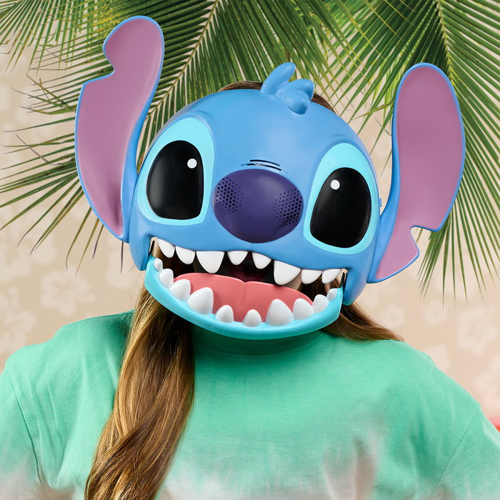 Just Play Mascarilla Interactiva Stitch con Sonidos y Frases, Disney, +3 años