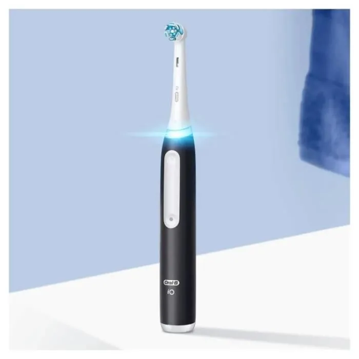 Cepillo de dientes eléctrico - ORAL-B - IO3 Negro mate - Oscilo-rotación/pulsación 3D - Funciona con pilas